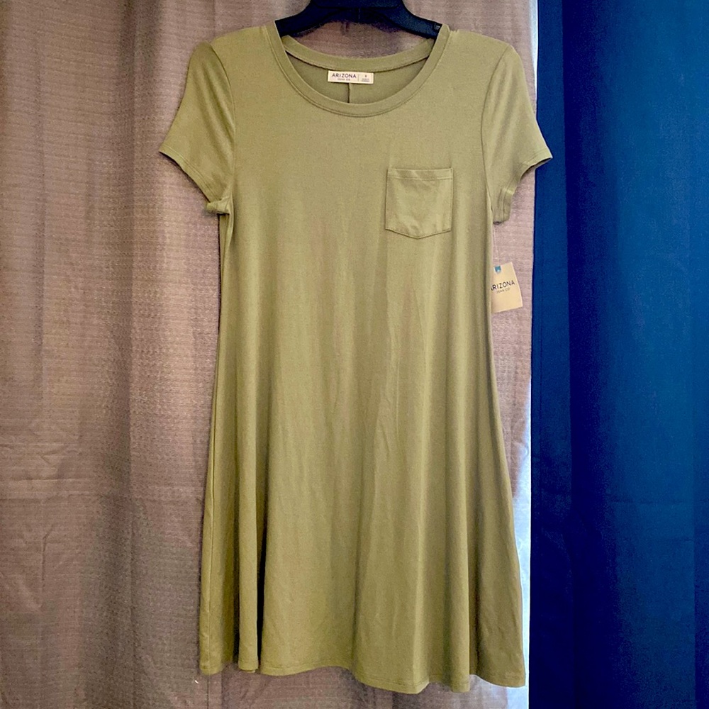 Olive green dress